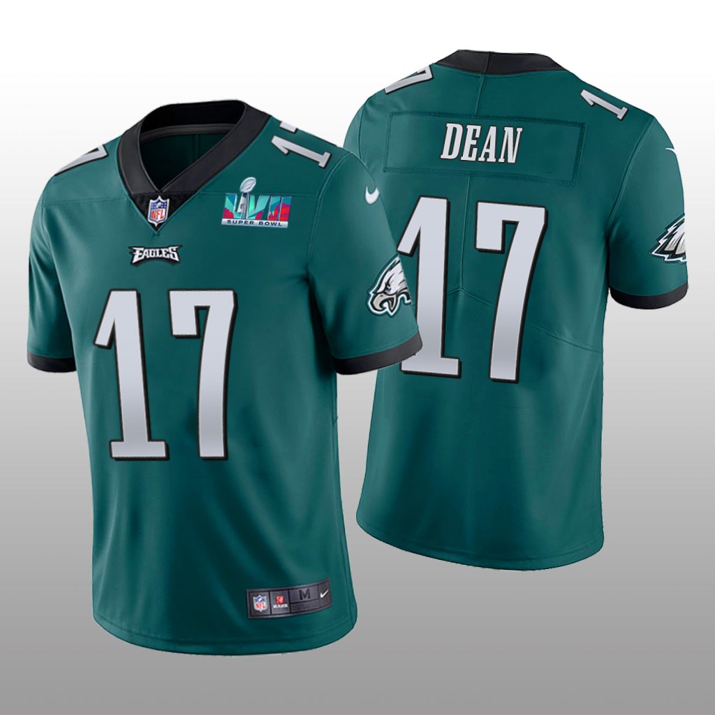 Philadelphia Eagles Nakobe Dean Green Vapor Limited Jersey Super Bowl LVII - Men's