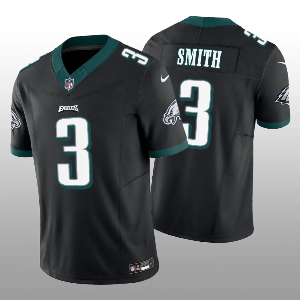 Philadelphia Eagles Nolan Smith Black Jersey Vapor F.U.S.E. Limited - Men's