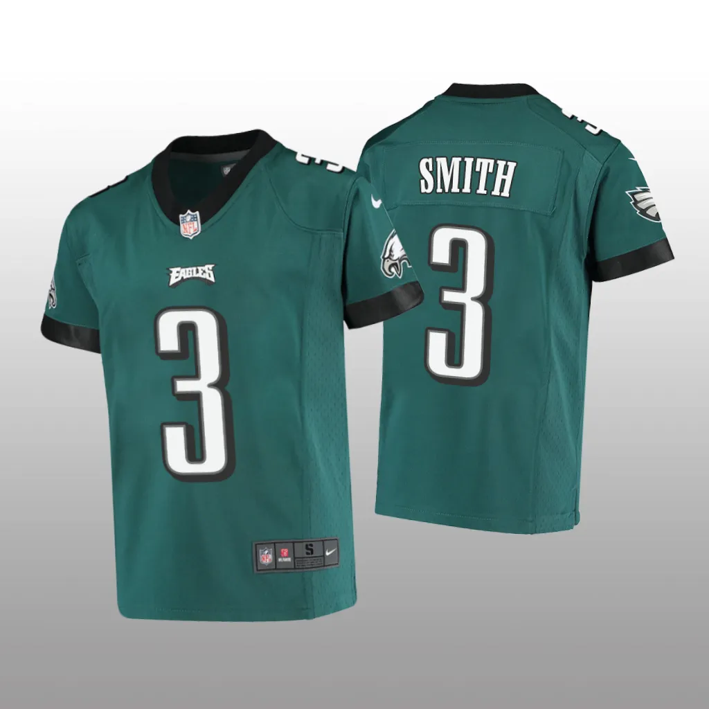 Philadelphia Eagles Nolan Smith Midnight Green Jersey Game - Youth