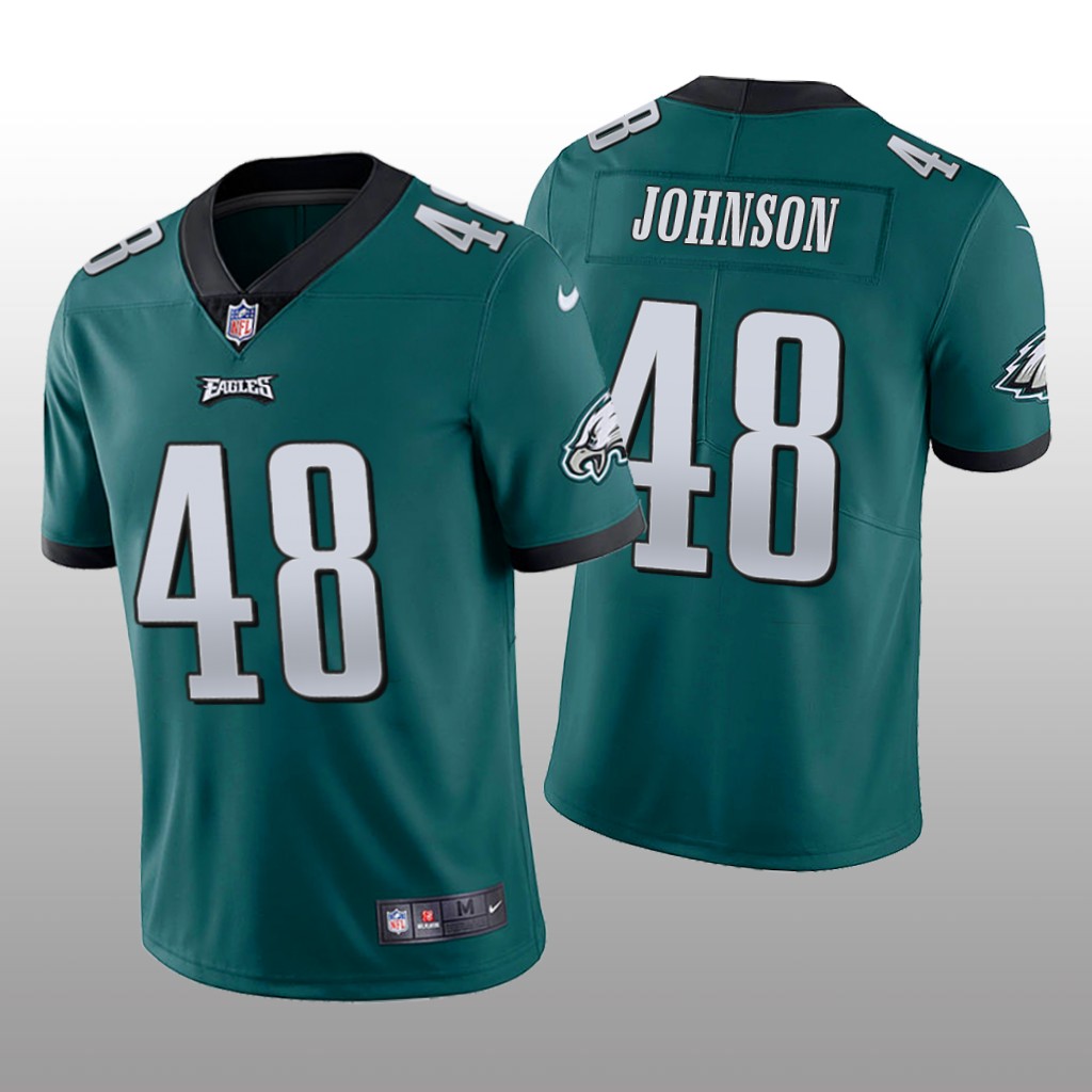 Philadelphia Eagles Patrick Johnson Green Jersey Vapor Limited - Men's