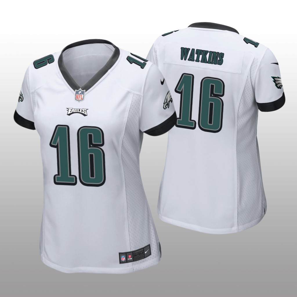 Philadelphia Eagles Quez Watkins White Jersey Game - Women's