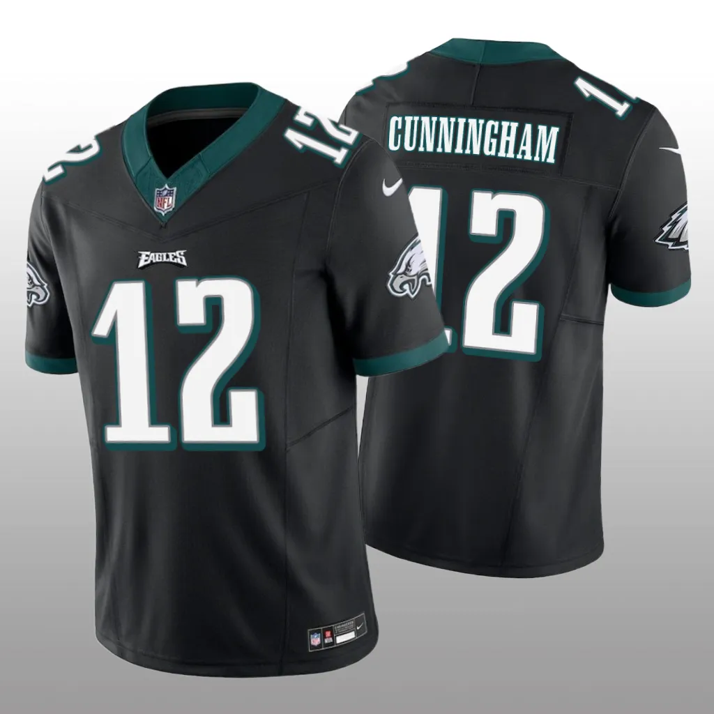 Philadelphia Eagles Randall Cunningham Black Jersey Vapor F.U.S.E. Limited - Men's