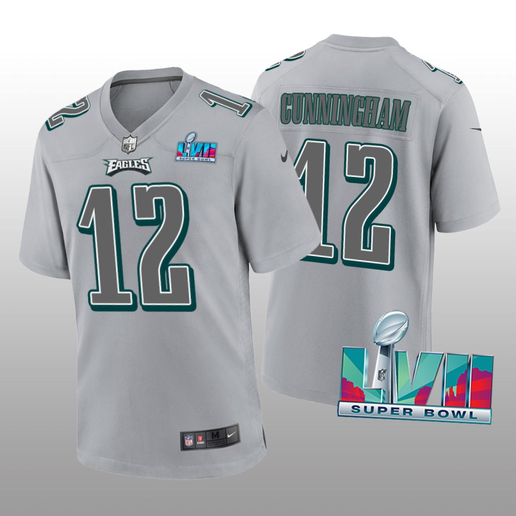 Philadelphia Eagles Randall Cunningham Gray Atmosphere Jersey Super Bowl LVII - Men's