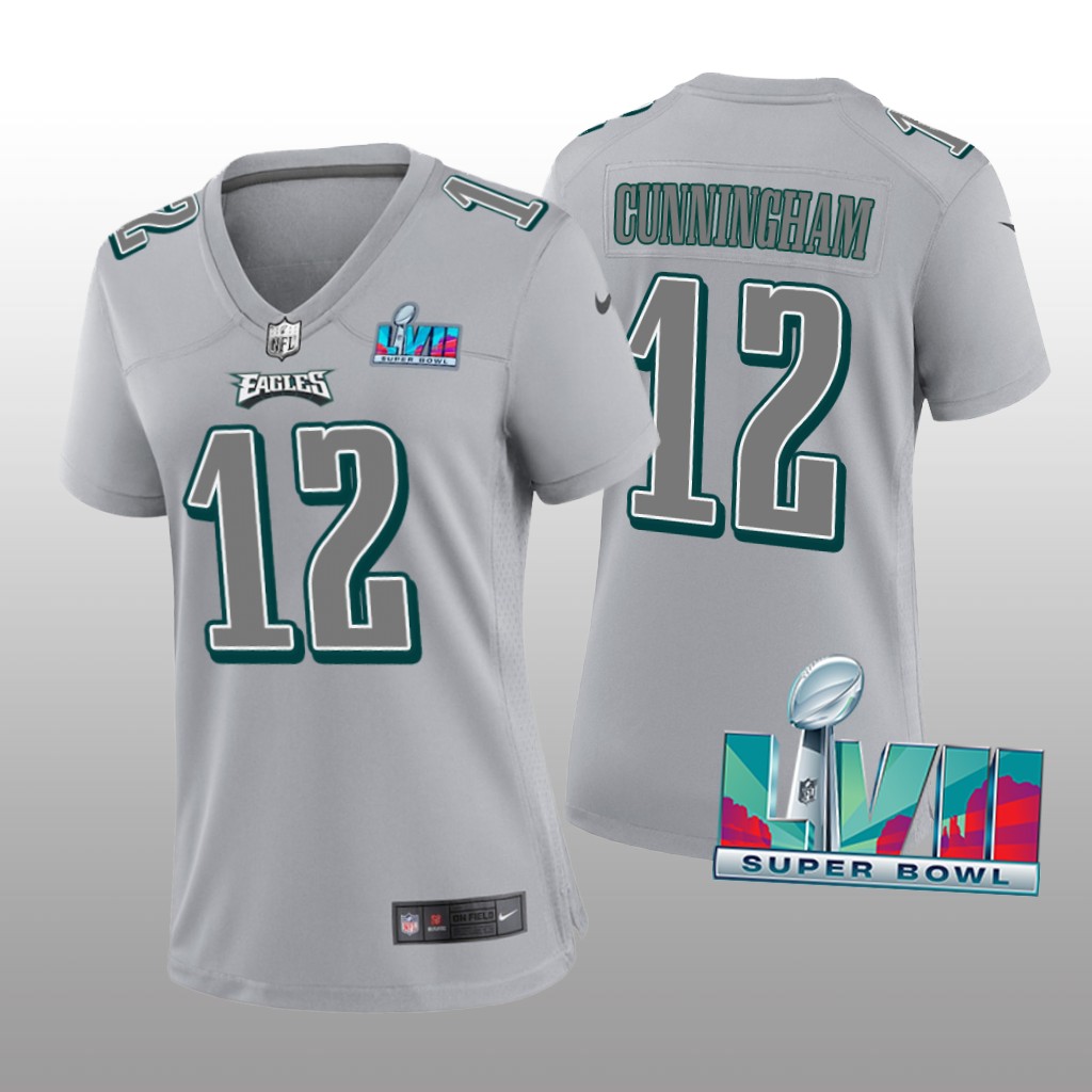Philadelphia Eagles Randall Cunningham Gray Atmosphere Jersey Super Bowl LVII - Women's