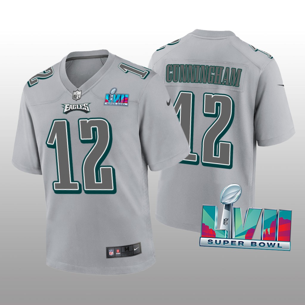 Philadelphia Eagles Randall Cunningham Gray Atmosphere Jersey Super Bowl LVII - Youth