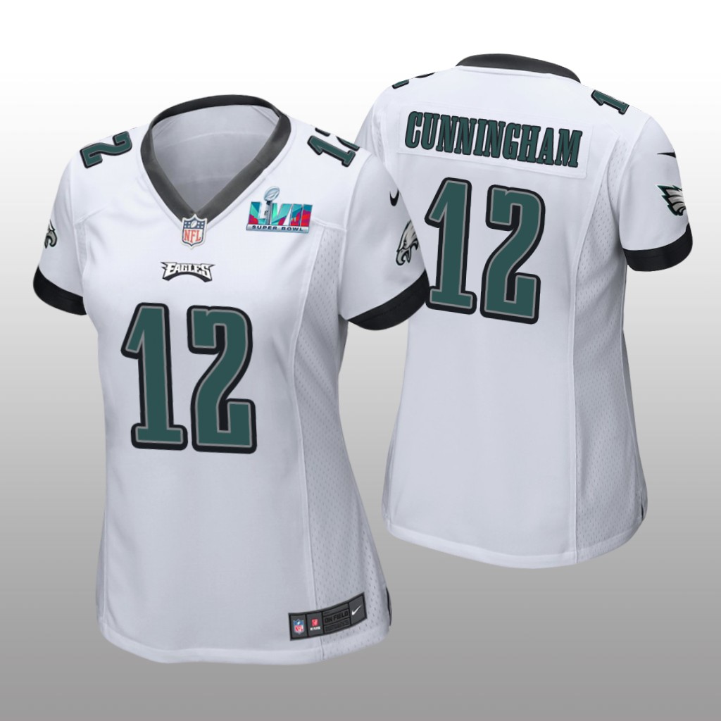 Philadelphia Eagles Randall Cunningham White Game Jersey Super Bowl LVII - Women's