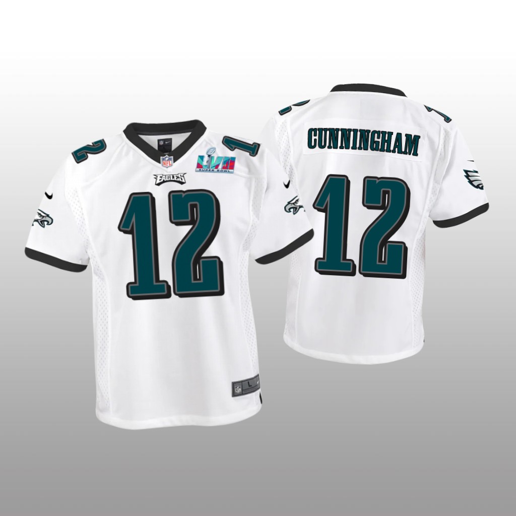 Philadelphia Eagles Randall Cunningham White Game Jersey Super Bowl LVII - Youth
