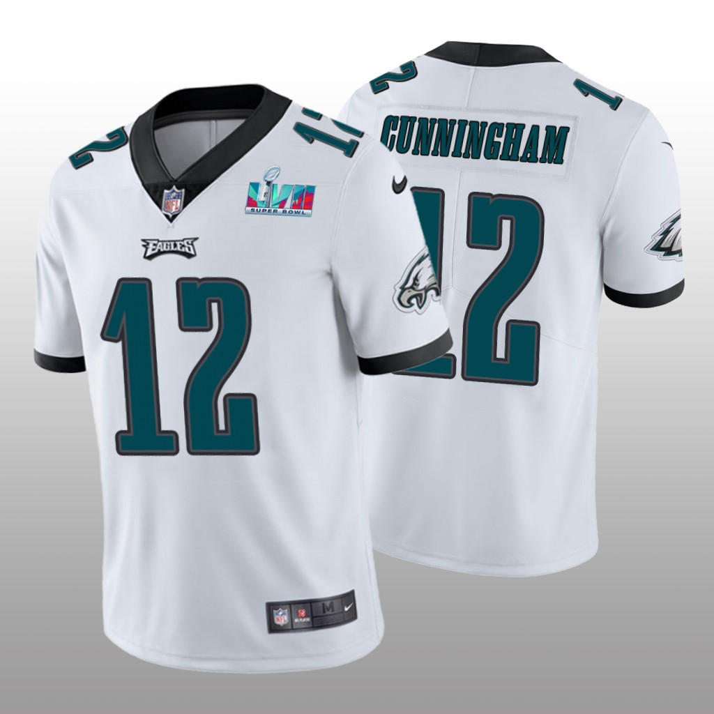 Philadelphia Eagles Randall Cunningham White Vapor Limited Jersey Super Bowl LVII - Men's