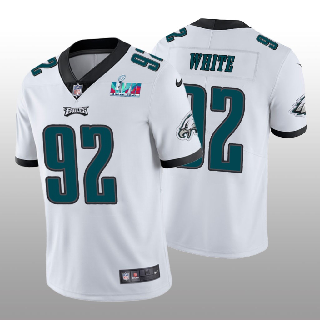 Philadelphia Eagles Reggie White White Vapor Limited Jersey Super Bowl LVII - Men's