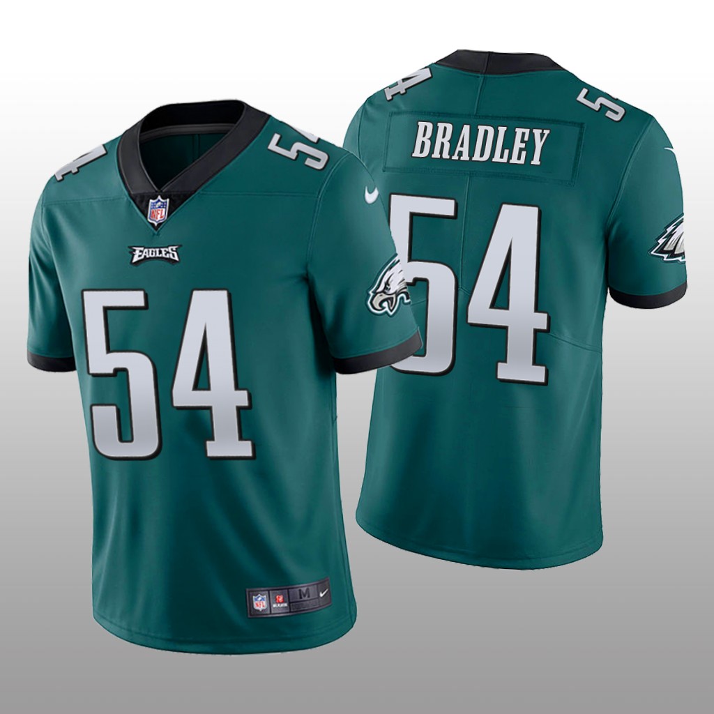 Philadelphia Eagles Shaun Bradley Green Jersey Vapor Limited - Men's