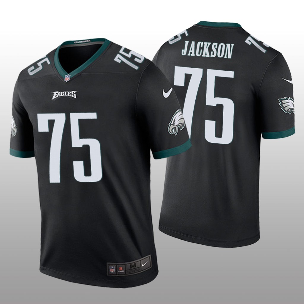Philadelphia Eagles Tarron Jackson Black Jersey Color Rush Legend - Men's