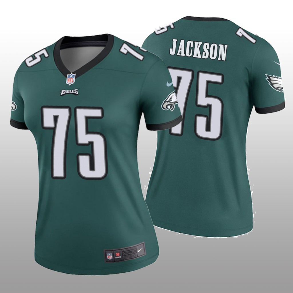 Philadelphia Eagles Tarron Jackson Green Jersey Legend - Women's