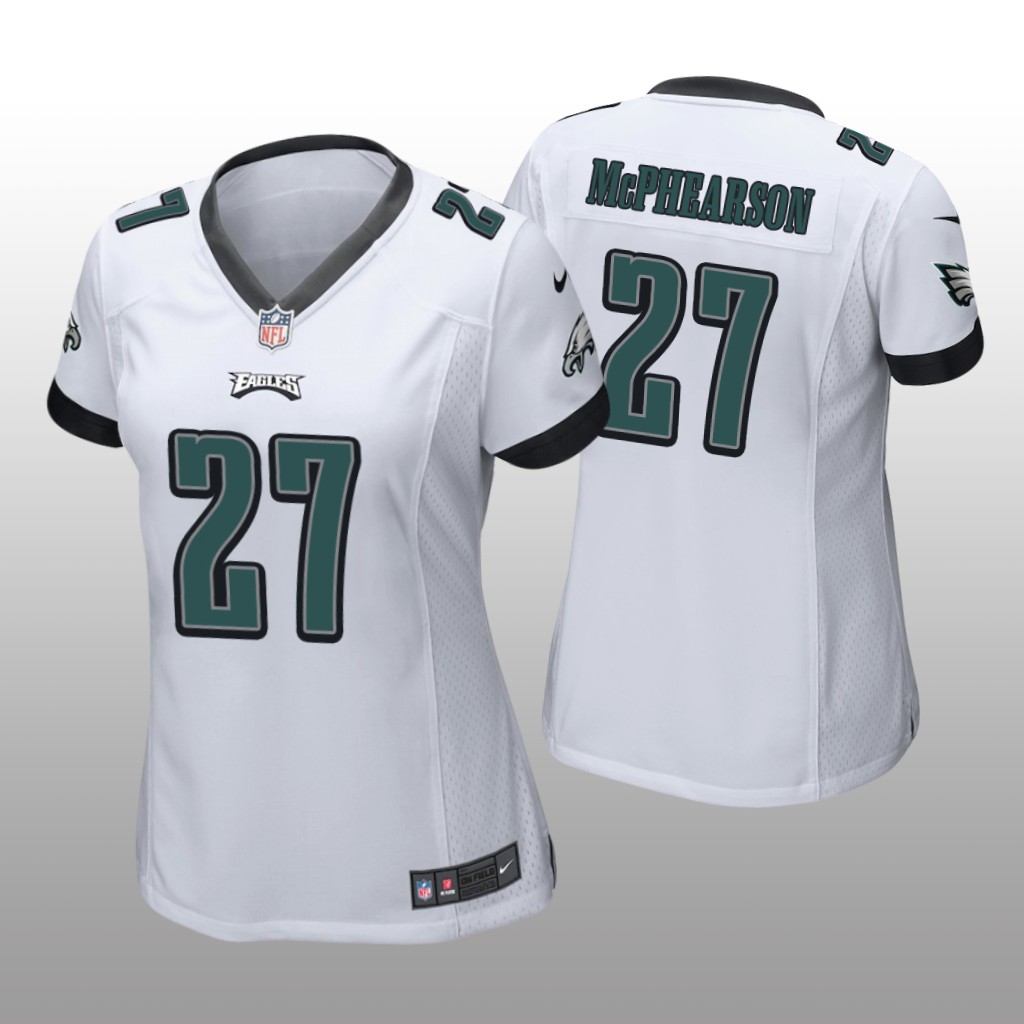 Philadelphia Eagles Zech McPhearson White Jersey Game - Women's