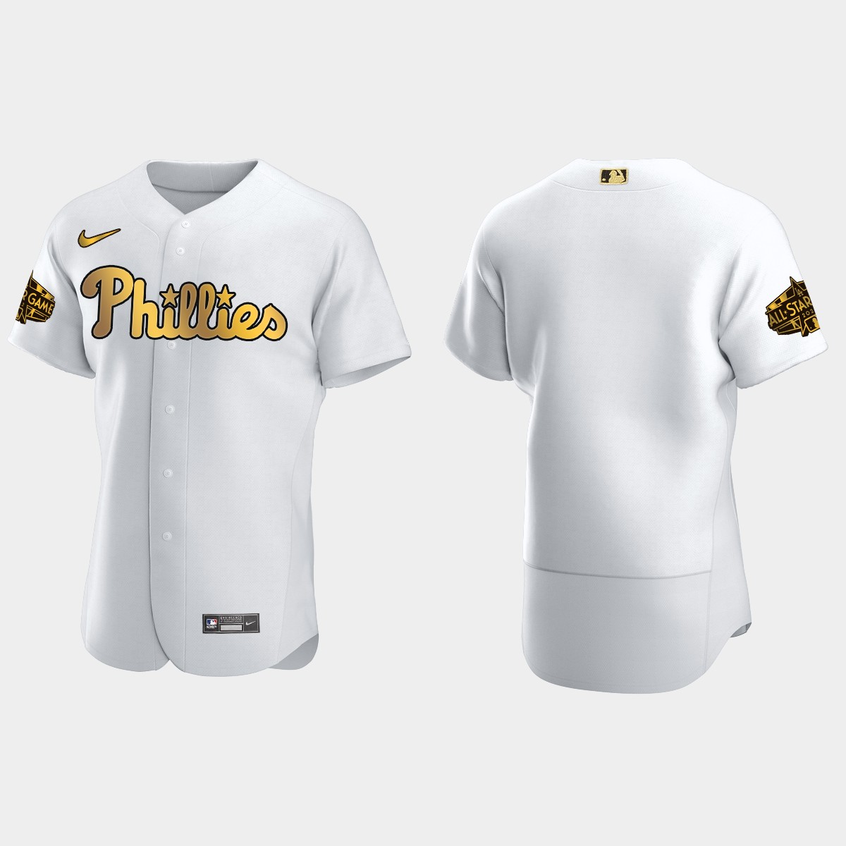 Philadelphia Phillies 2022 MLB All-Star Game Jersey - White Gold