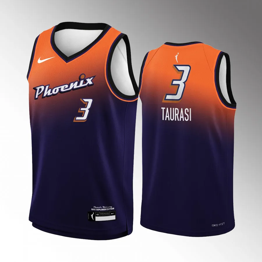 Phoenix Mercury Diana Taurasi Purple #3 Explorer Edition Youth Swingman Jersey