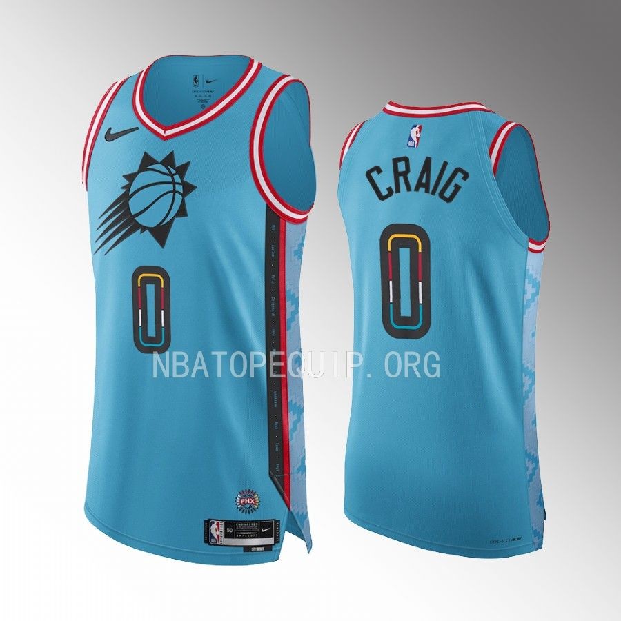 Phoenix Suns #0 Torrey Craig Turquoise Jersey 2022-23 City Edition