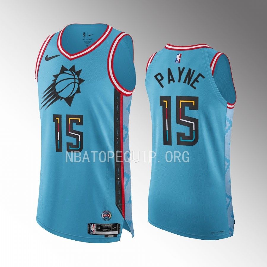 Phoenix Suns #15 Cameron Payne Turquoise Jersey 2022-23 City Edition