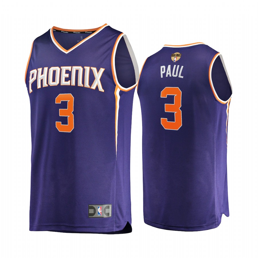 Phoenix Suns #3 Chris Paul 2021 NBA Finals Bound Purple Jersey