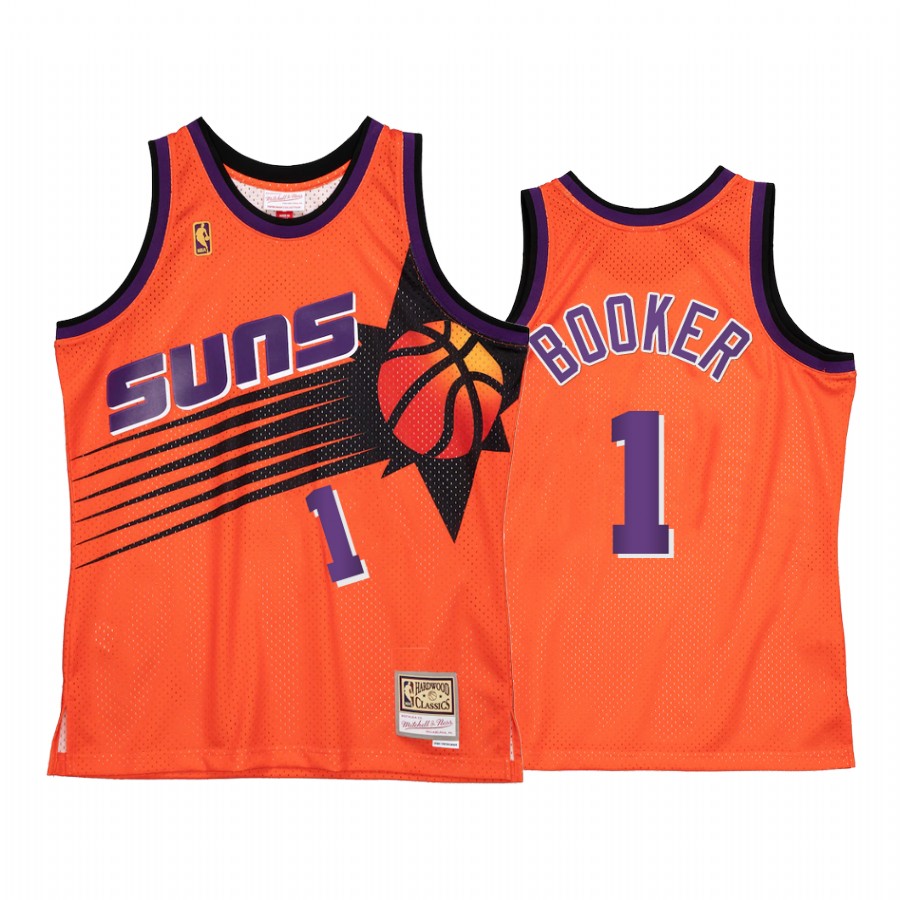 Phoenix Suns Devin Booker #1 Orange Reload 2.0 Jersey