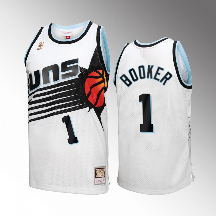 Phoenix Suns Devin Booker White Reload 3.0 Men Jersey Mitchell Ness