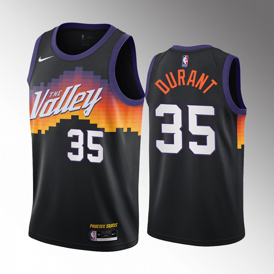 Phoenix Suns Kevin Durant City Edition Black #35 Jersey 2022 Trade