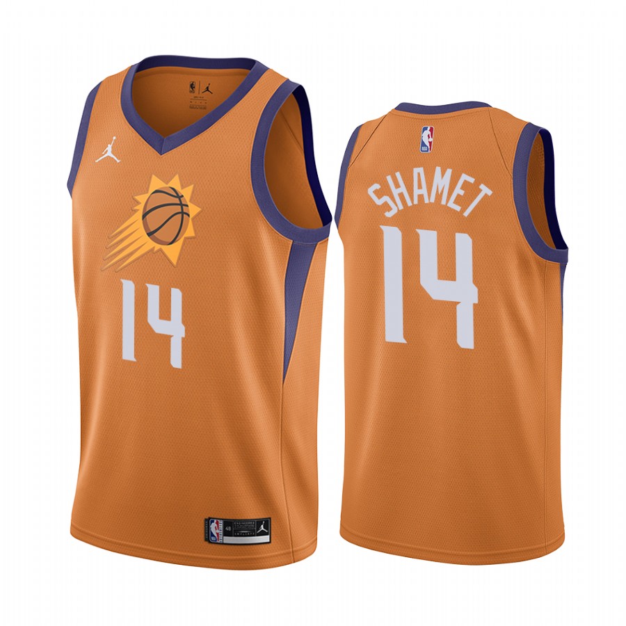 Phoenix Suns Landry Shamet #14 Orange 2021 Statement Edition Jersey
