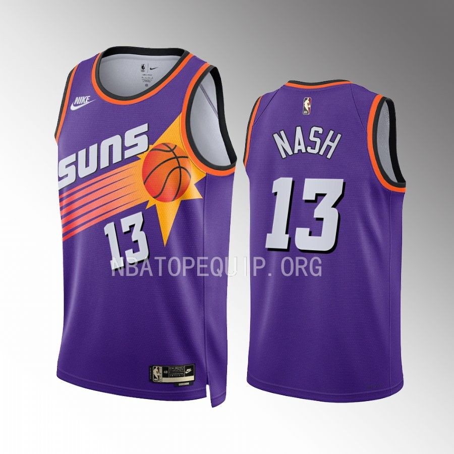 Phoenix Suns Steve Nash 2022-23 Classic Edition Purple #13 Jersey Swingman