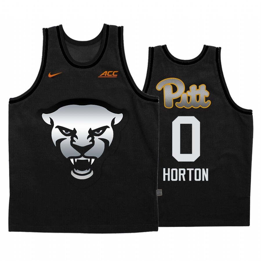 Pitt Panthers Ithiel Horton Jersey 2020-21 Steel City Gray Panther Face