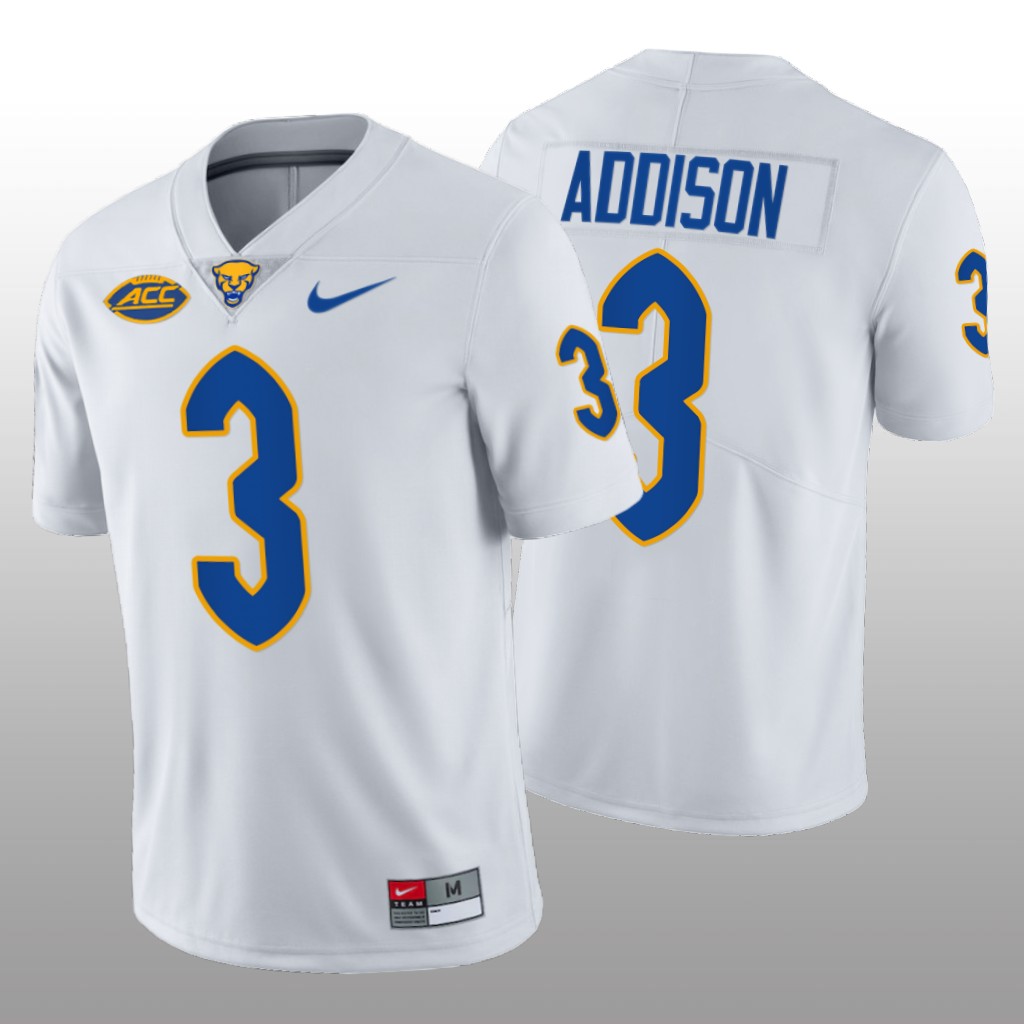 Pitt Panthers Jordan Addison White Limited Jersey College  - Men