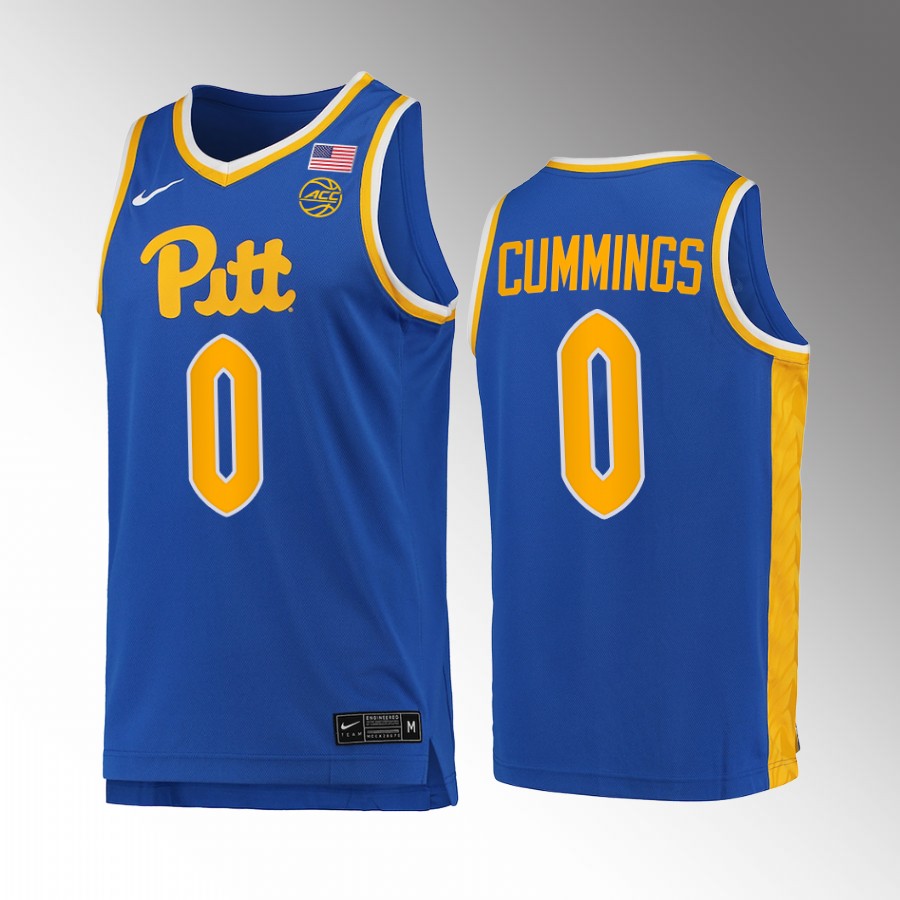 Pitt Panthers Nelly Cummings Jersey 2022-23 College  Royal  Uniform