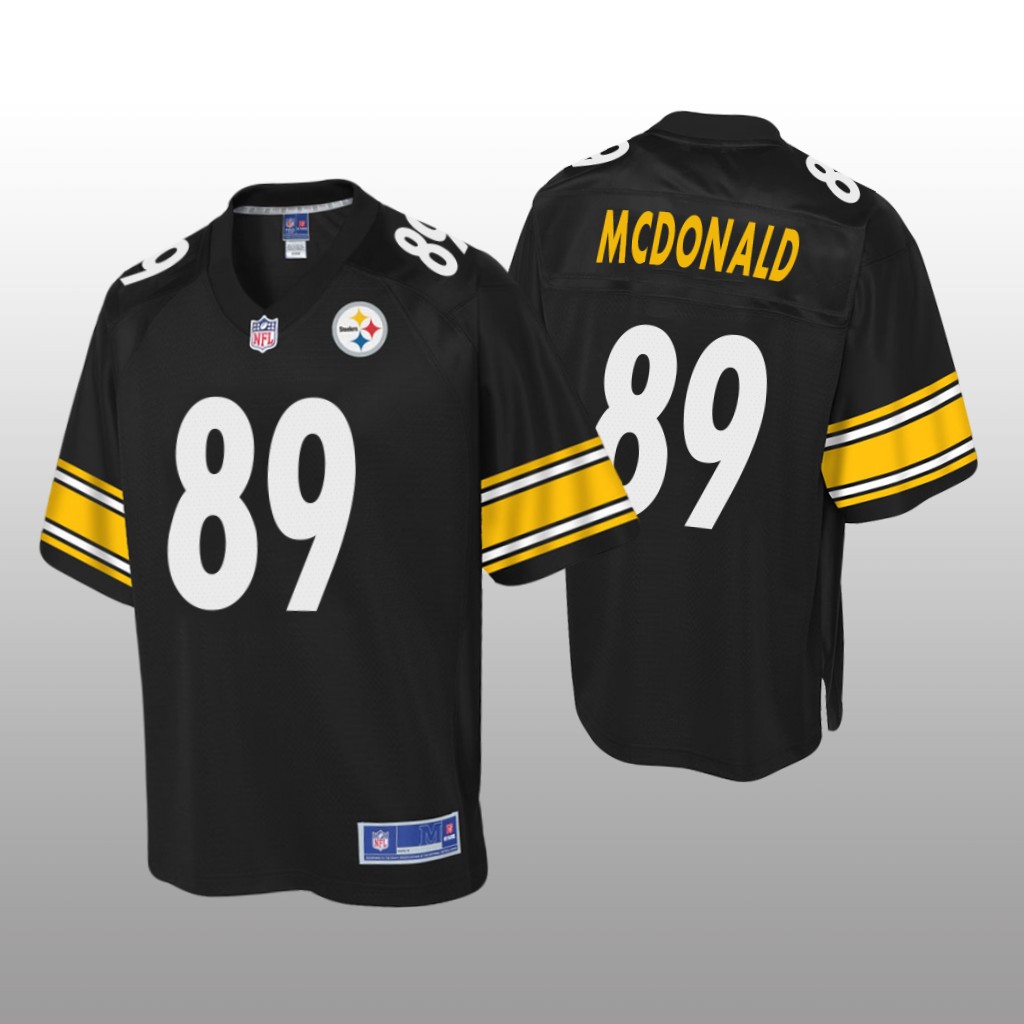 Pittsburgh Steelers #89 Black Vance McDonald Pro Line Jersey - Youth