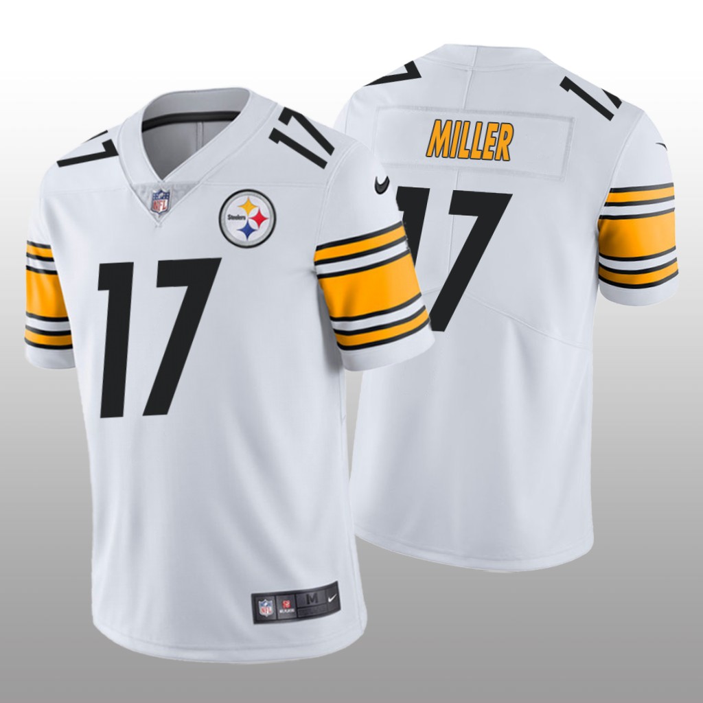 Pittsburgh Steelers Anthony Miller White Jersey Vapor Limited - Men's