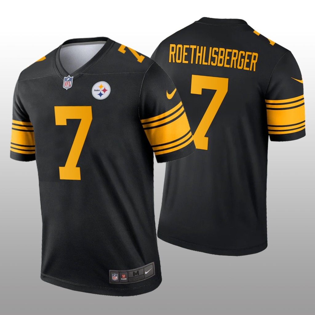 Pittsburgh Steelers Ben Roethlisberger Black Jersey Alternate Legend - Men's