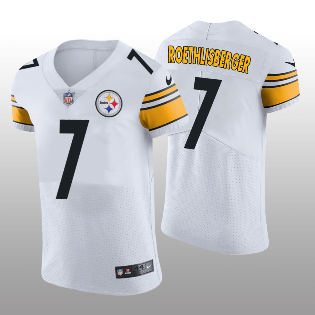 Pittsburgh Steelers Ben Roethlisberger White Jersey Vapor Elite Men's