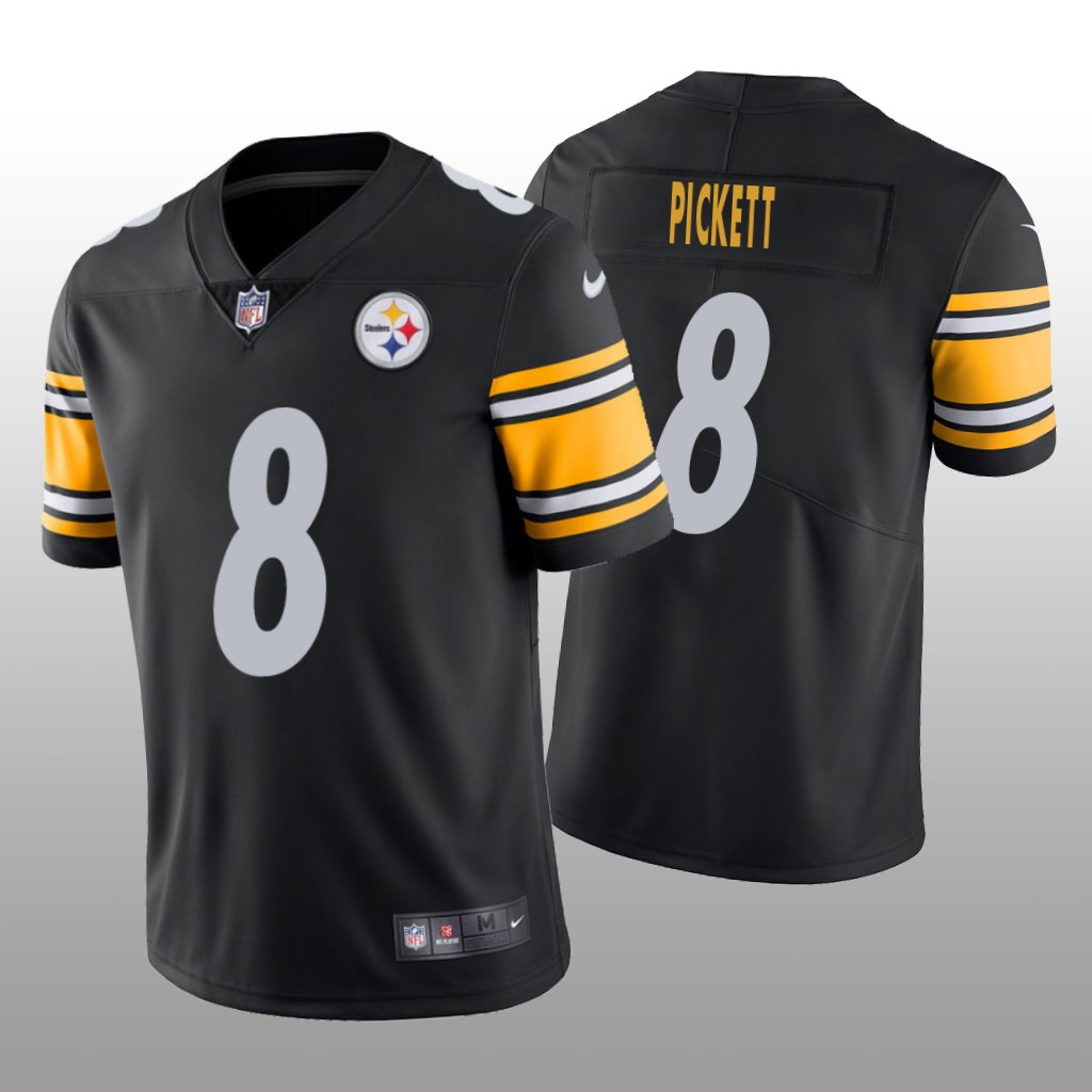 Pittsburgh Steelers Black 2022 NFL Draft Vapor Limited Kenny Pickett Jersey