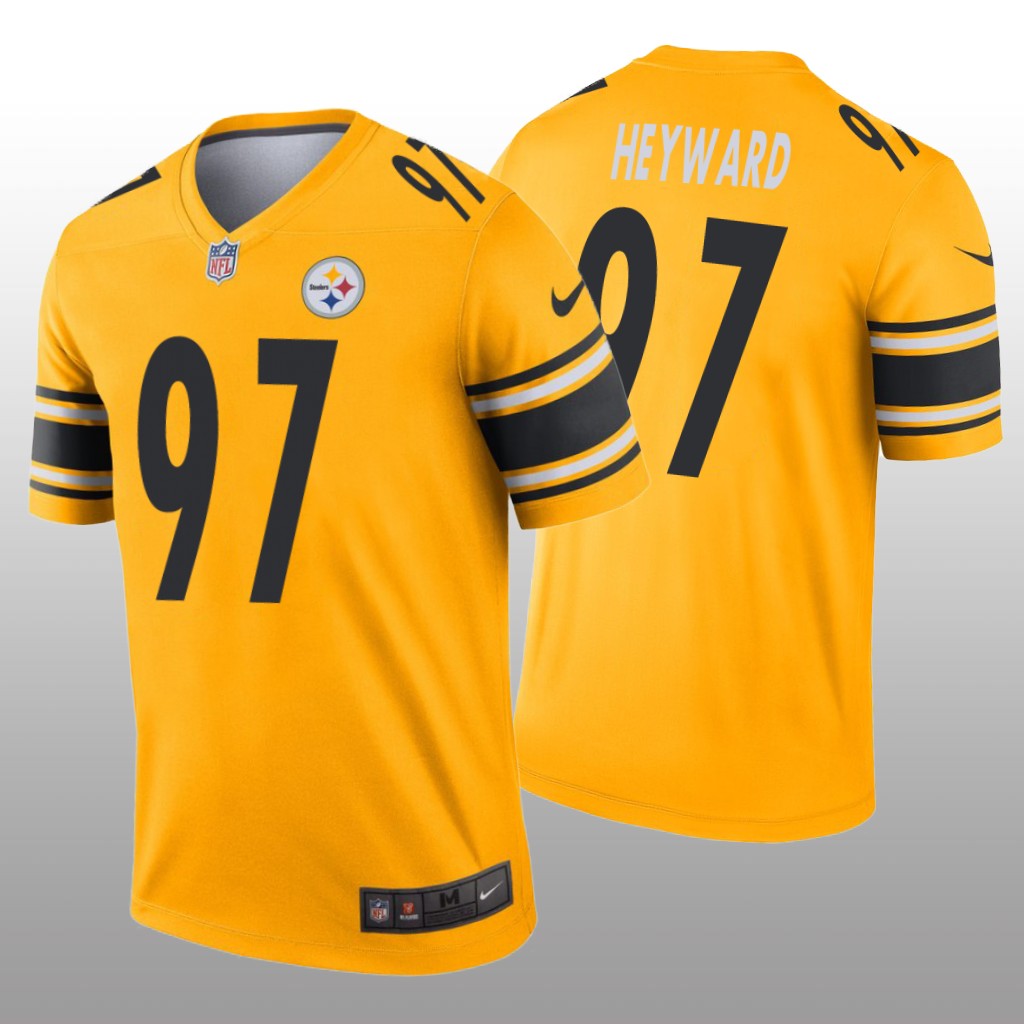 Pittsburgh Steelers Cameron Heyward Gold Jersey Inverted Legend - Men's