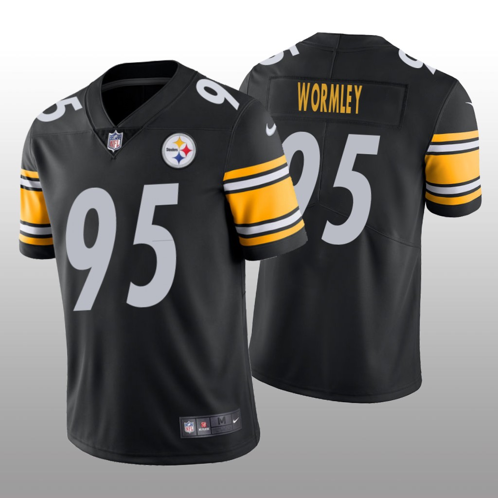 Pittsburgh Steelers Chris Wormley Black Jersey Vapor Limited - Men's