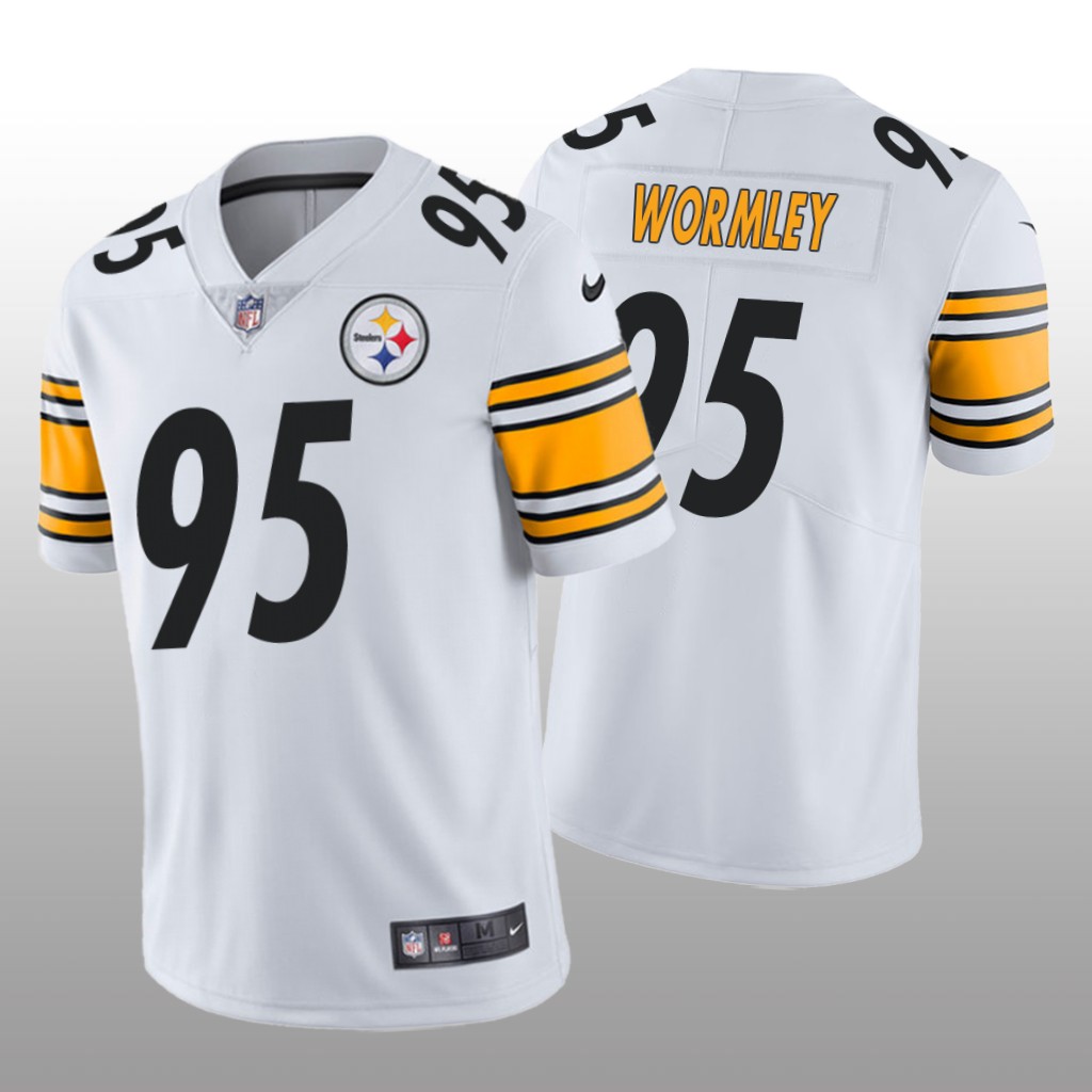Pittsburgh Steelers Chris Wormley White Jersey Vapor Limited - Men's