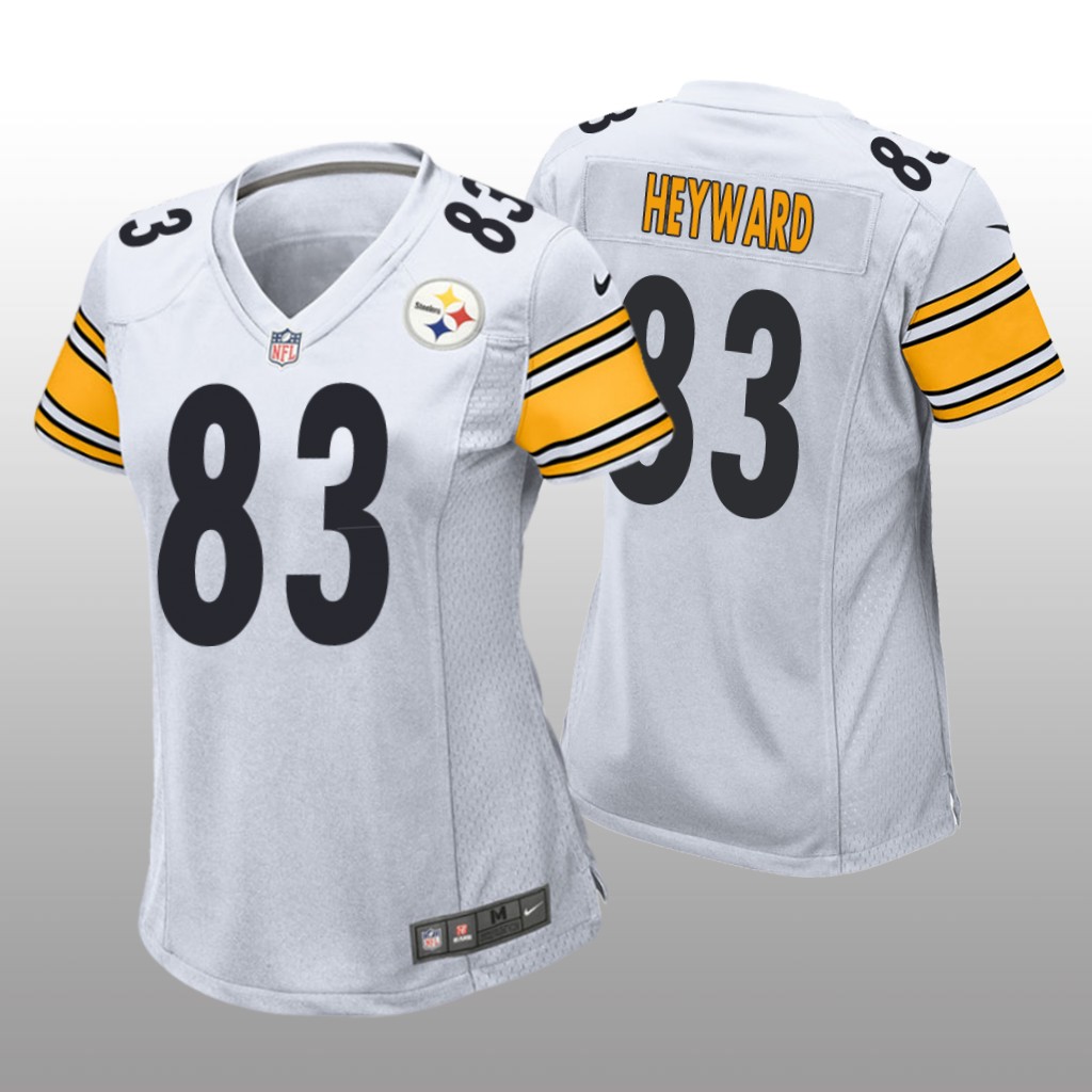 Pittsburgh Steelers Connor Heyward White Jersey Game - Women's