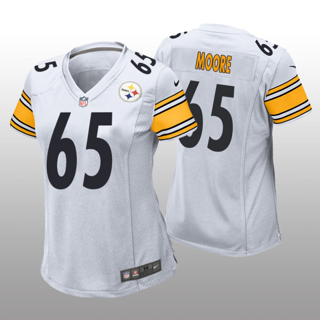 Pittsburgh Steelers Dan Moore White Jersey Game - Women's