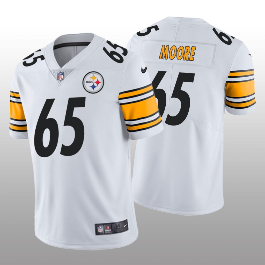 Pittsburgh Steelers Dan Moore White Jersey Vapor Limited - Men's