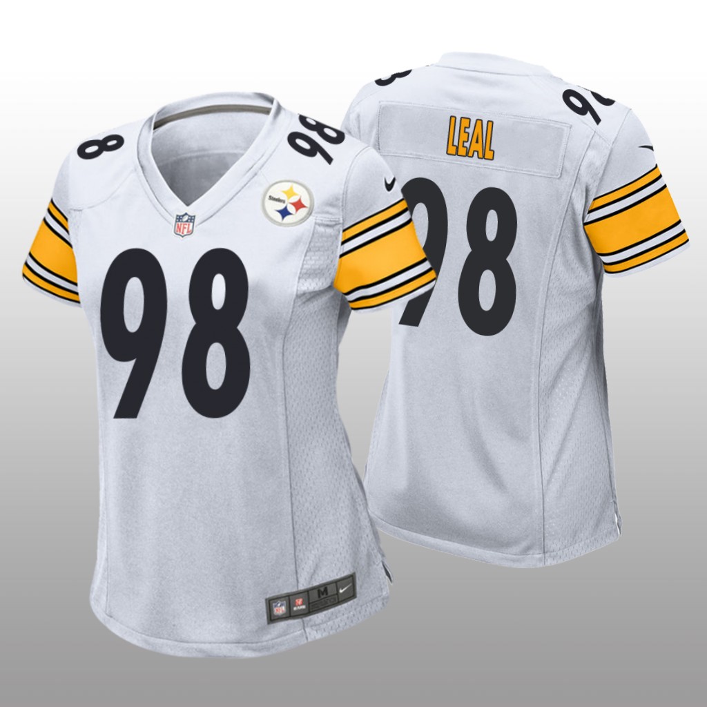 Pittsburgh Steelers DeMarvin Leal White Jersey Game - Women's