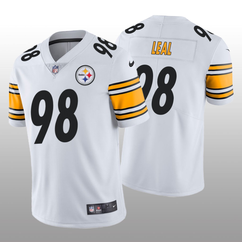 Pittsburgh Steelers DeMarvin Leal White Jersey Vapor Limited Vapor Limited - Men's