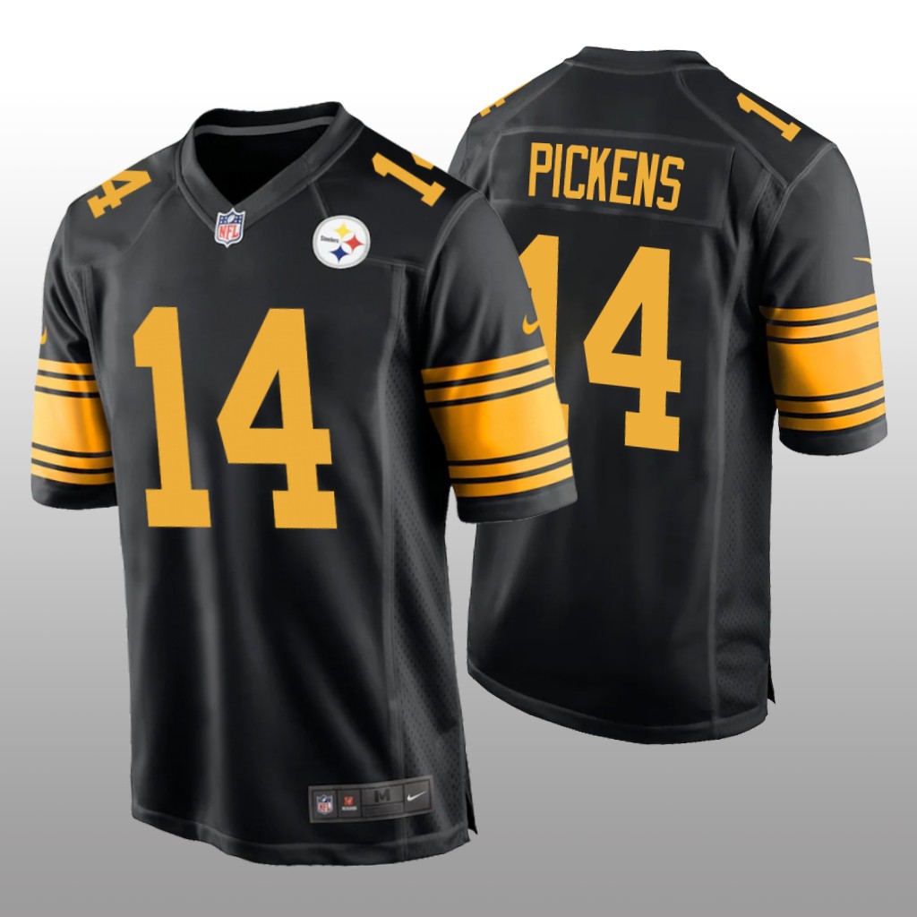Pittsburgh Steelers George Pickens Black Jersey Alternate Game - Men's