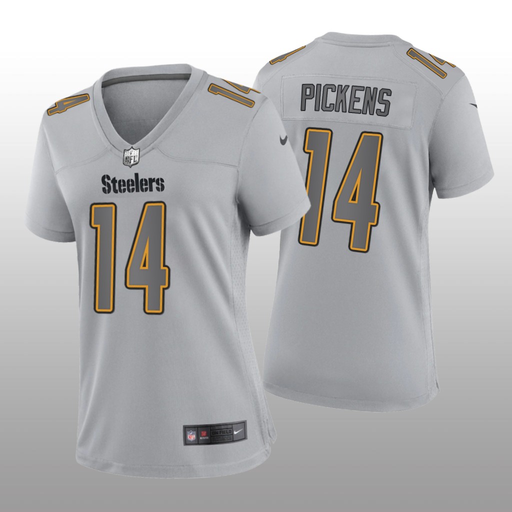 Pittsburgh Steelers George Pickens Gray Jersey Atmosphere Fashion Game - Women's
