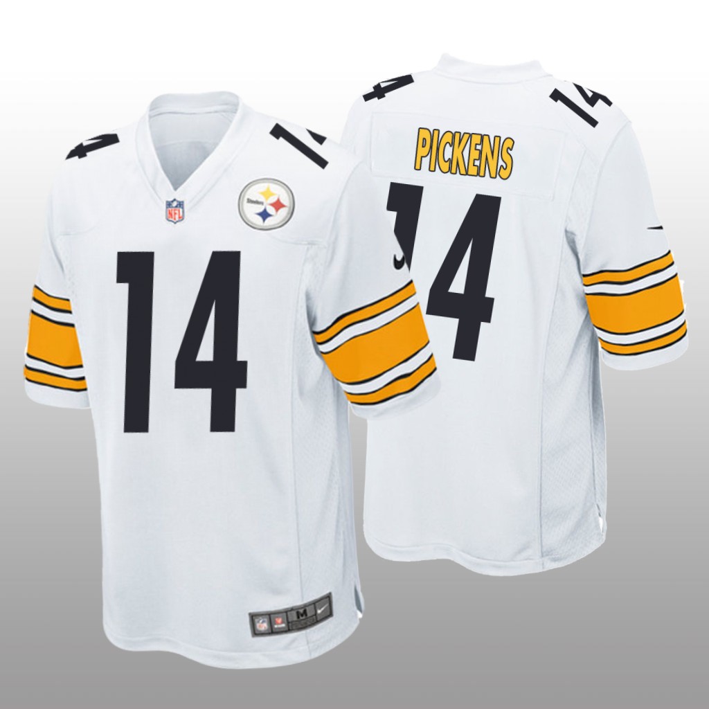 Pittsburgh Steelers George Pickens White Jersey Game - Men's