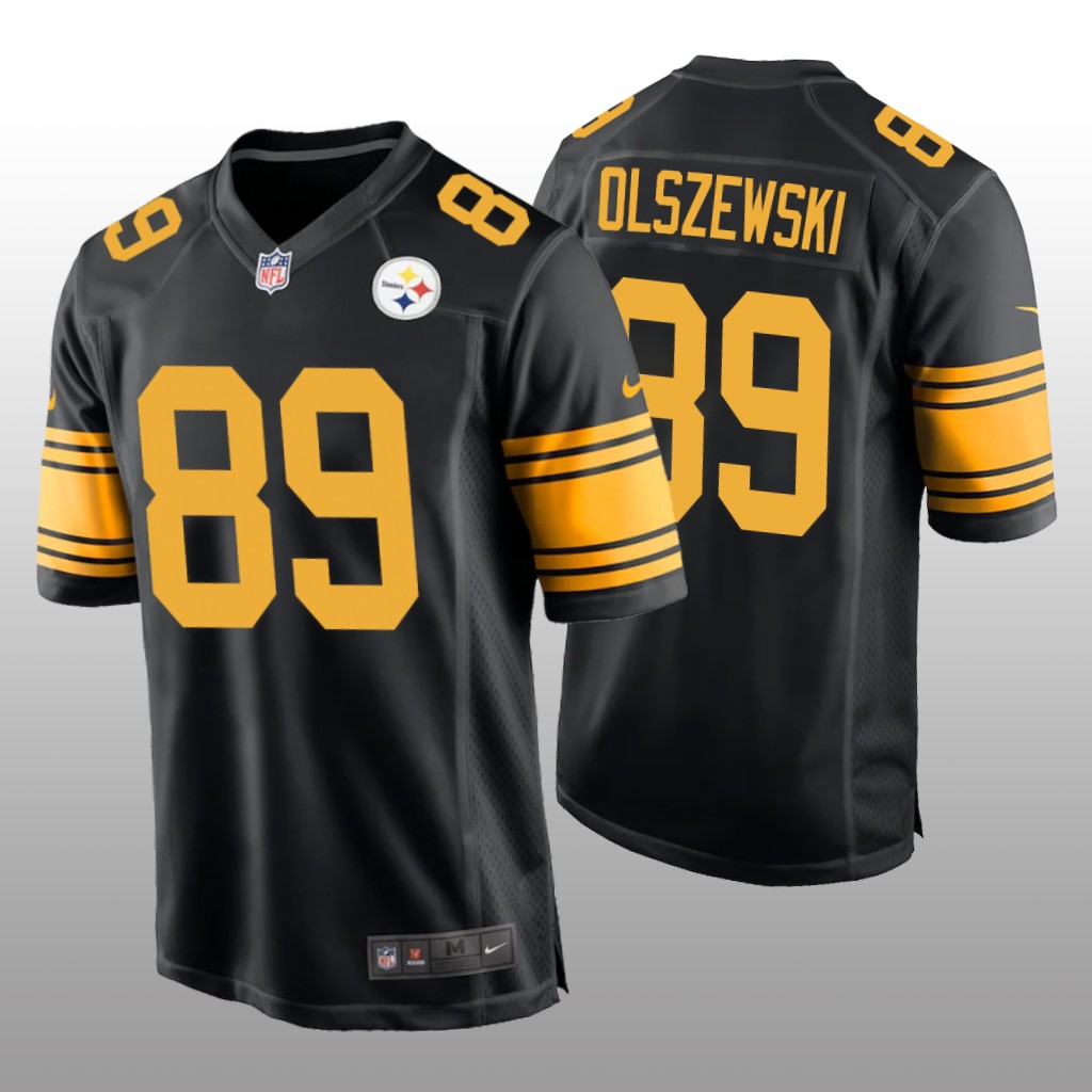 Pittsburgh Steelers Gunner Olszewski Black Jersey Alternate Game - Men's