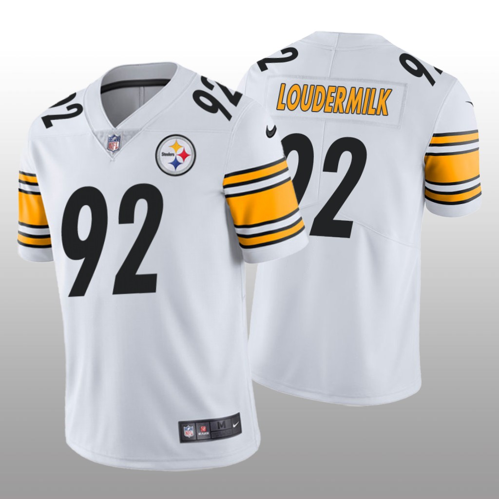Pittsburgh Steelers Isaiahh Loudermilk White Jersey Vapor Limited - Men's
