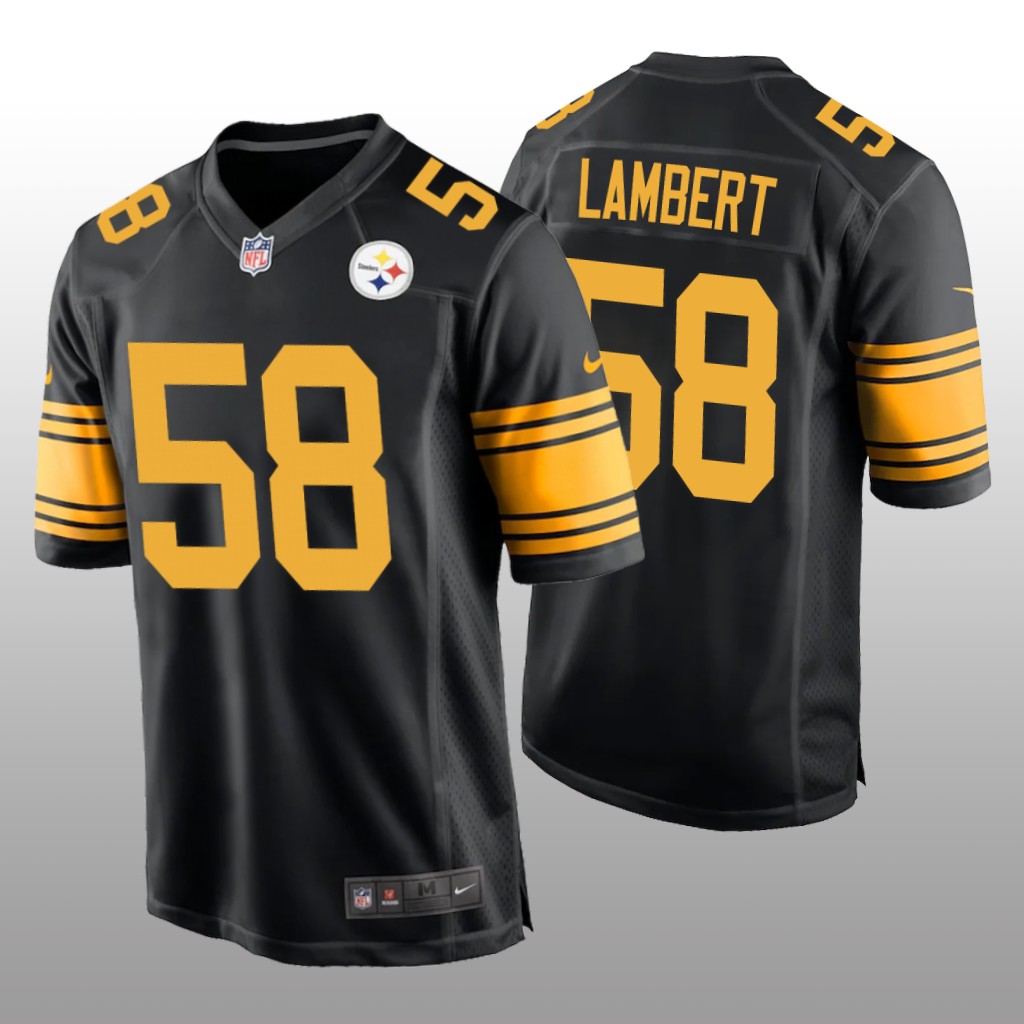 Pittsburgh Steelers Jack Lambert Black Jersey Alternate Game - Men's