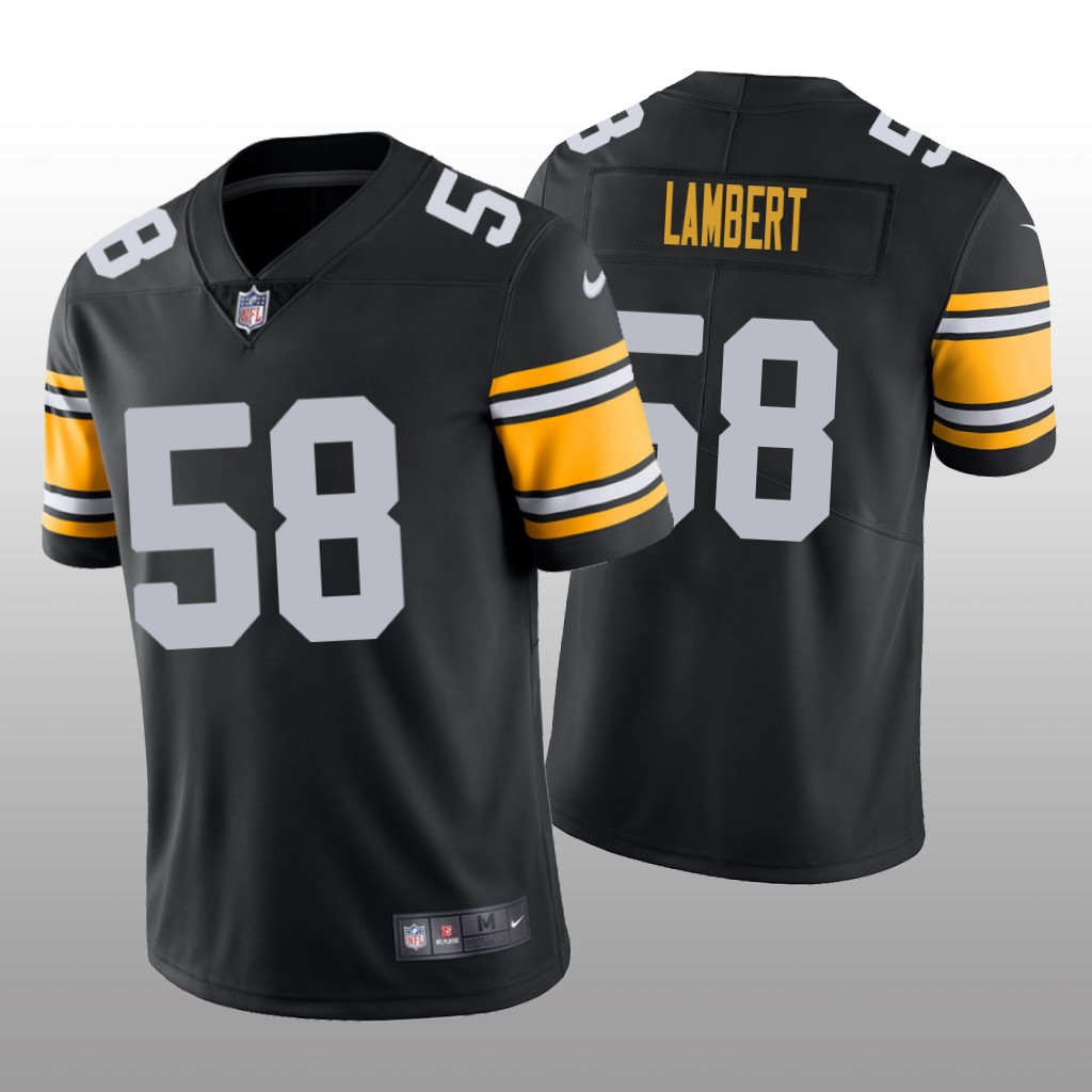 Pittsburgh Steelers Jack Lambert Black Jersey Alternate Vapor Limited Vapor Limited - Men's
